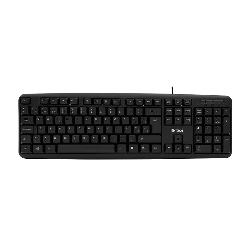 Combo Teclado y Mouse Teros TE-4062N Español optico - Achorao
