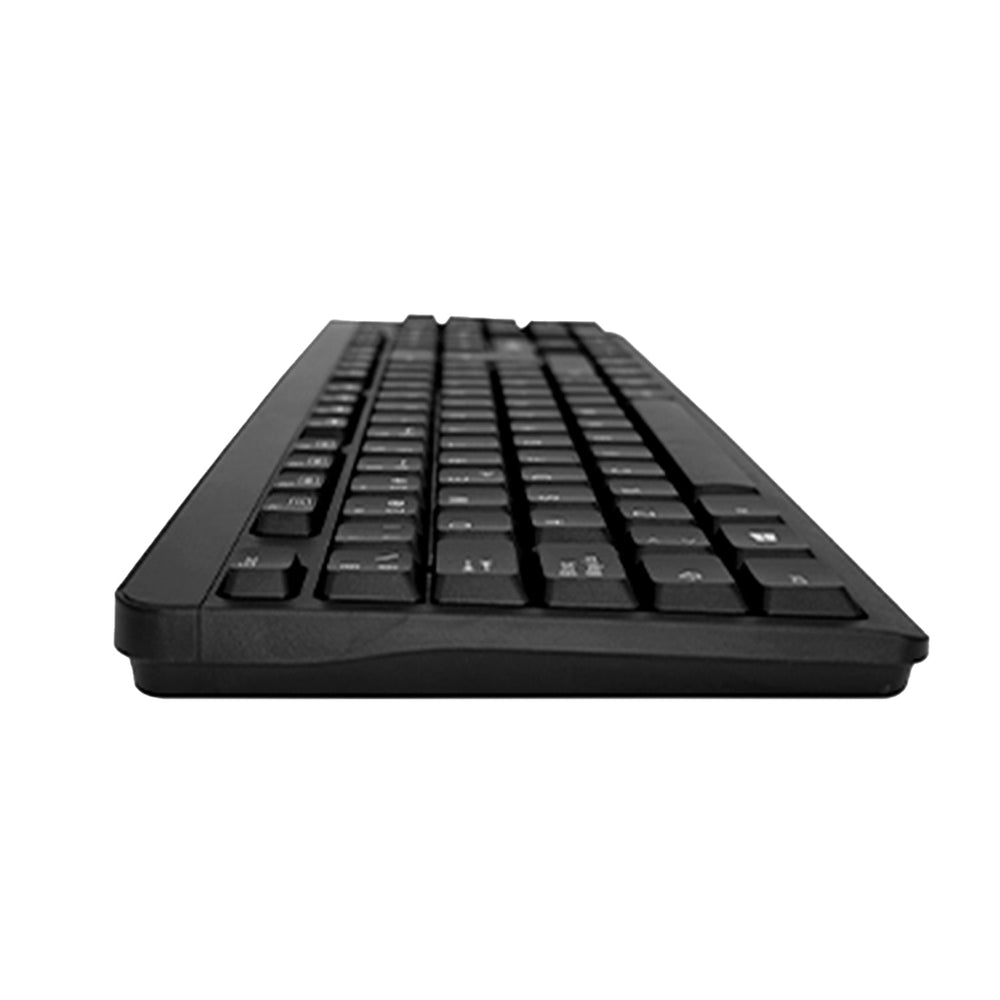Kit Inalámbrico Teclado + Mouse TEROS TE-4061N, 2.4GHz, receptor nano USB, negro - Achorao