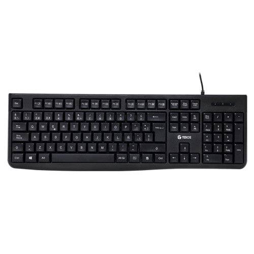 Teclado multimedia TEROS TE-4067S Negro - Achorao