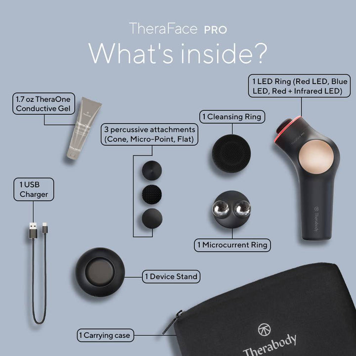 Masajeador facial Therabody Theraface Pro para terapia y cuidado de la piel - Achorao