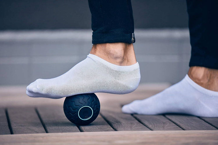 Masajeador Therabody Wave Solo bluetooth Bola de terapia portátil con frecuencias de vibración - Achorao