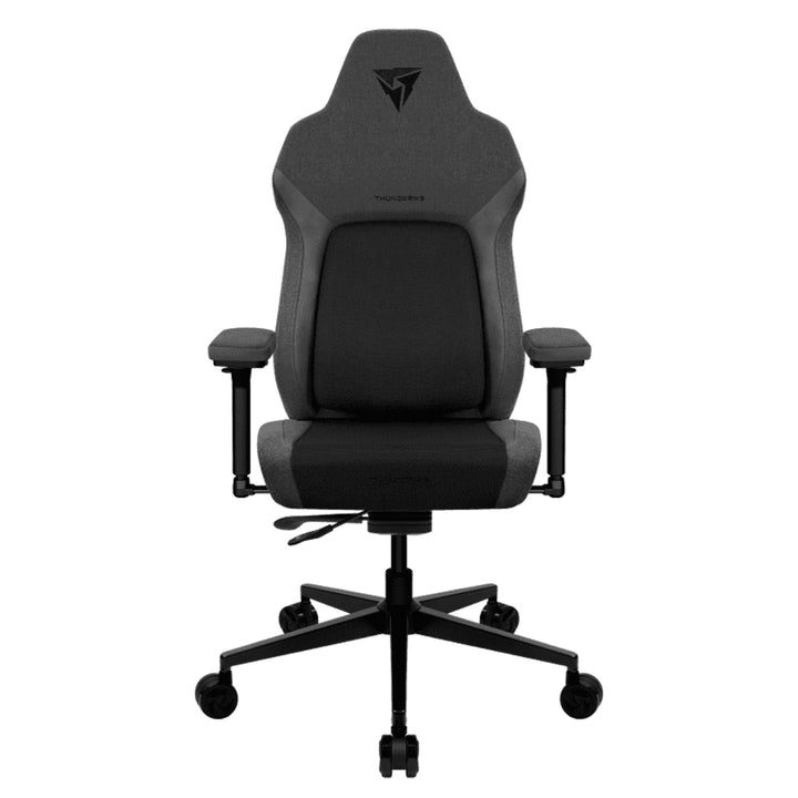 Silla gamer ThunderX3 CORE SMART en color negro, con diseño ergonómico y detalles modernos para gaming cómodo.