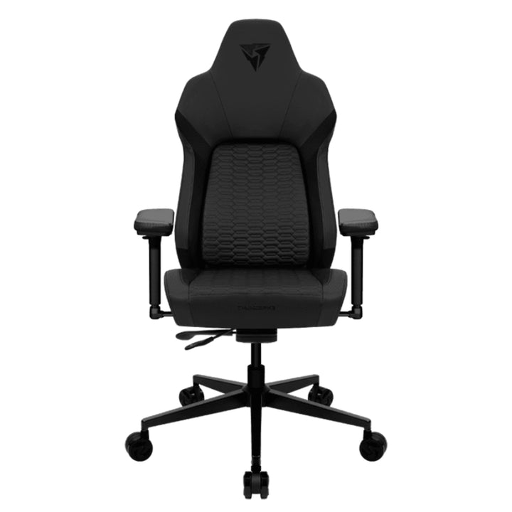 Silla gamer ThunderX3 CORE SMART negra con diseño moderno y ergonómico, ideal para largas sesiones de juego.