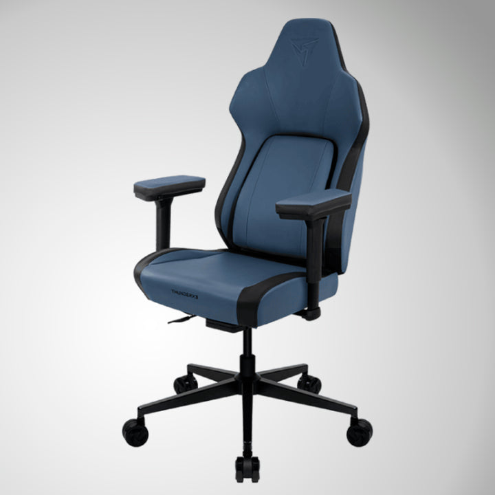 Silla gamer ThunderX3 CORE SMART negra con diseño moderno y ergonómico para juegos y trabajo.