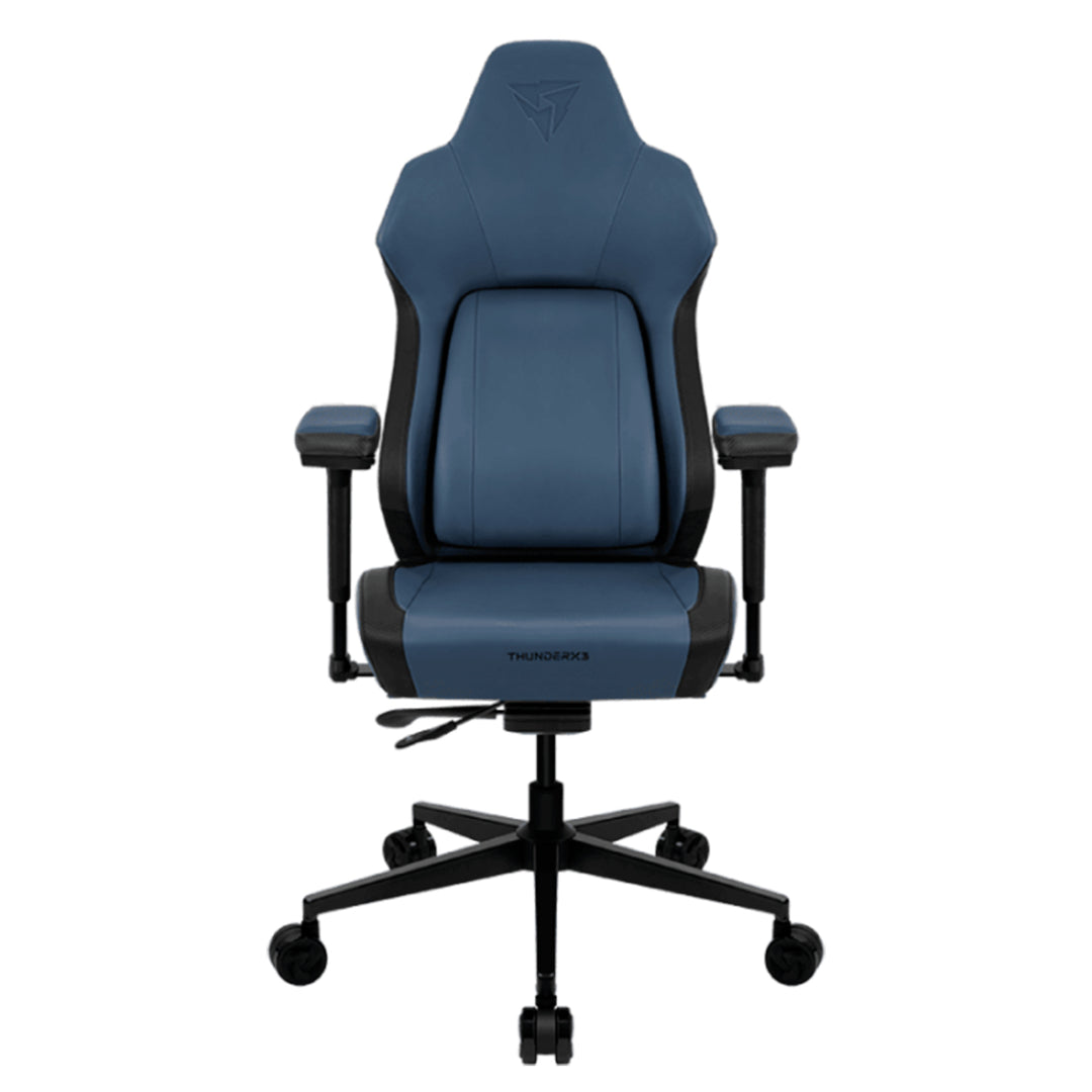 Silla gamer ThunderX3 CORE SMART en color negro con diseño moderno y ergonómico para gaming cómodo y duradero.