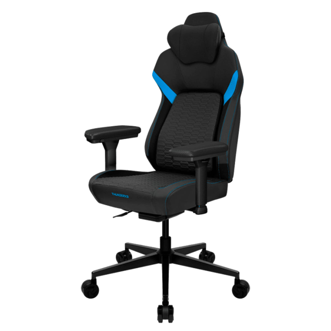 Silla gamer ThunderX3 CORE SMART en negro con diseño moderno y ergonómico para gaming y sesiones largas.