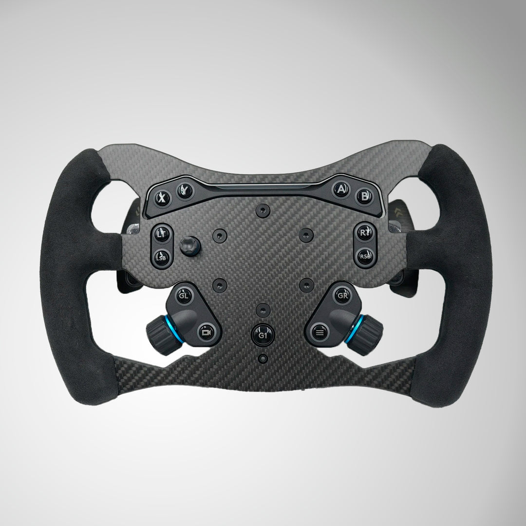 Timón F1 para Logitech RS50 – Mod Racing, Fibra de carbono - Achorao