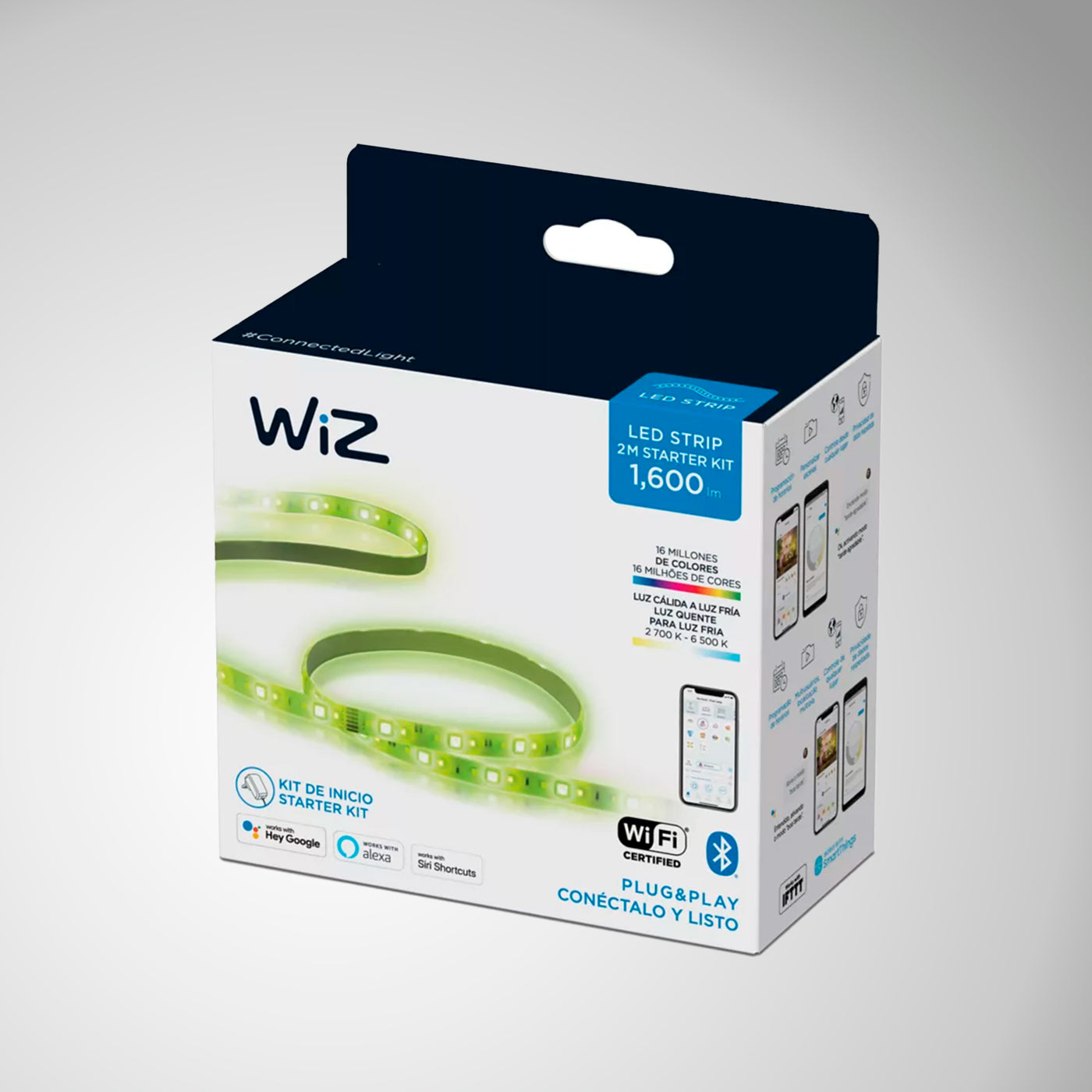 WIZ Kit de inicio de tira LED 2 m 1600lm StartKit Type-C - Achorao