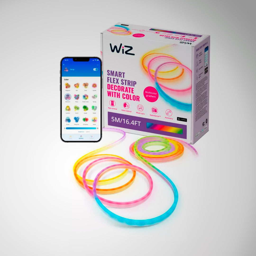 Tira LED RGBIC WiZ Neon de 5 m Tipo C - Achorao