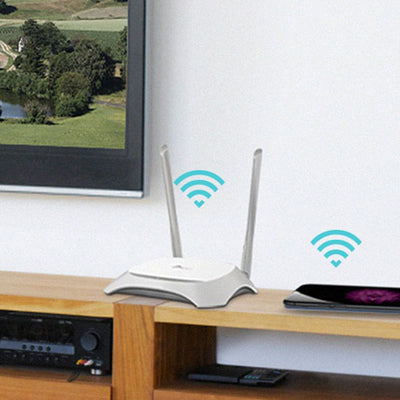 TP-LINK TL-WR840N Wireless router - 4-port switch - 802.11 - Achorao