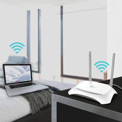 TP-LINK TL-WR840N Wireless router - 4-port switch - 802.11 - Achorao