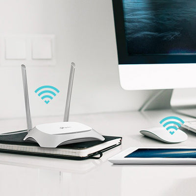 TP-LINK TL-WR840N Wireless router - 4-port switch - 802.11 - Achorao