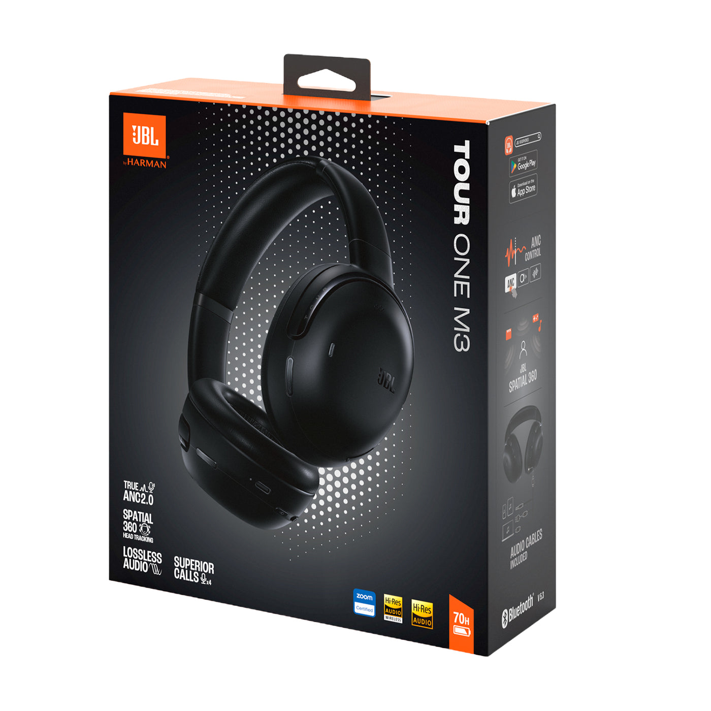Audífono inalámbrico JBL Tour One M3 Black - Achorao