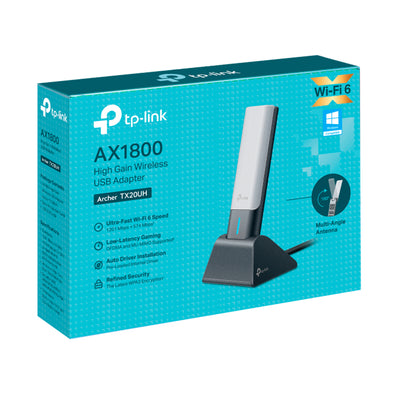 Adaptador USB de Wi-fi Tp Link Archer TX20UH AX1800 Wifi 6 - Achorao