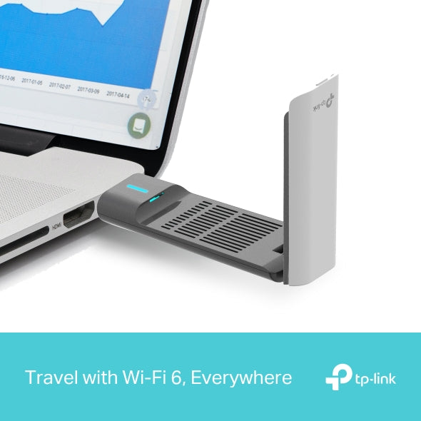 Adaptador Wi-Fi 6 TP-LINK ARCHER TX50UH USB AX3000 High Gain Dual Band - Achorao