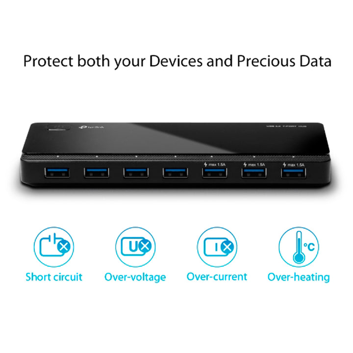 TP Link UH700 Hub de 7 Puertos USB 3.0 hasta 5 Gbps - Achorao