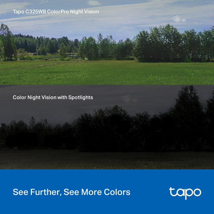 Cámara de seguridad Tp Link ColorPro Night Tapo C325WB - Achorao