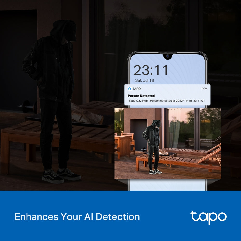 Cámara de seguridad Tp Link ColorPro Night Tapo C325WB - Achorao