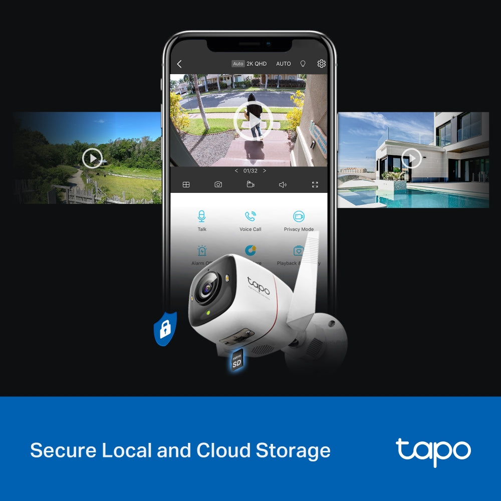 Cámara de seguridad Tp Link ColorPro Night Tapo C325WB - Achorao