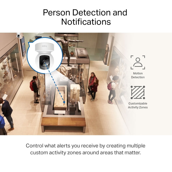 Cámara de seguridad Tp Link +RJ45 Tapo C212 Wifi - Achorao