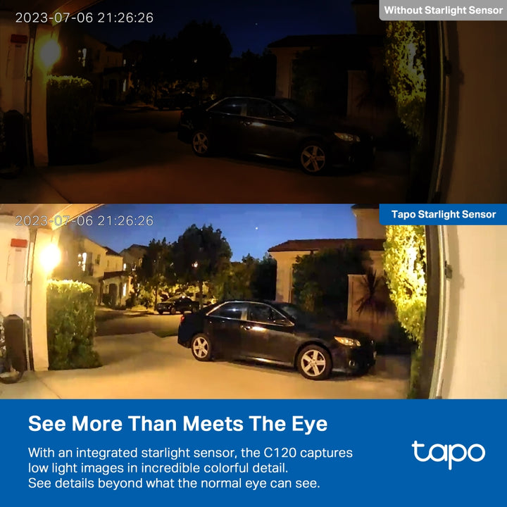 Cámara de seguridad Tp Link Tapo C120 Indoor/Outdoor Home Security - Achorao