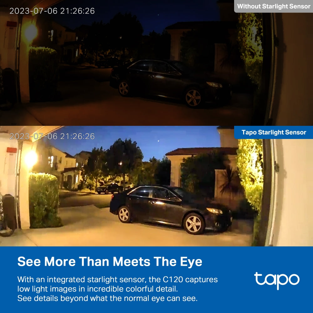 Cámara de seguridad Tp Link Tapo C120 Indoor/Outdoor Home Security - Achorao