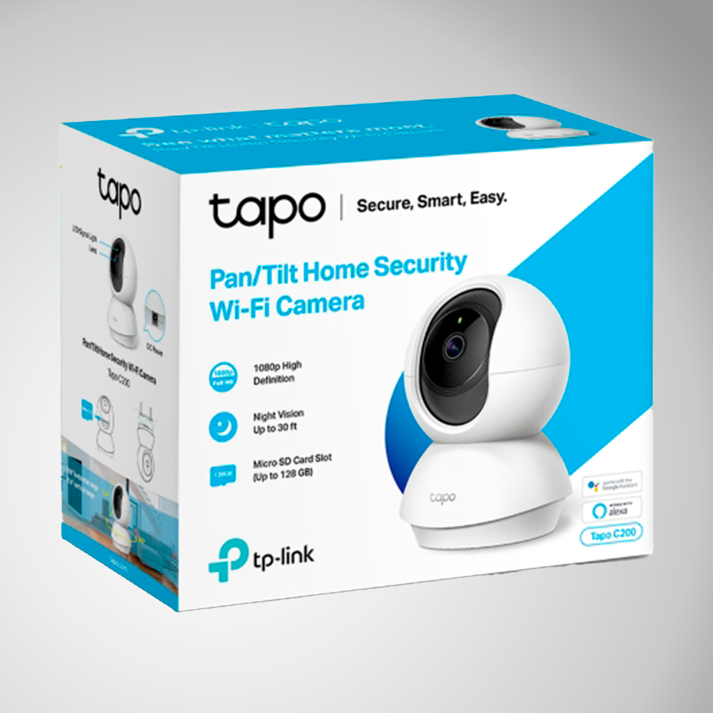 Cámara Tapo C200 Wi-Fi de Seguridad para Casa - Achorao