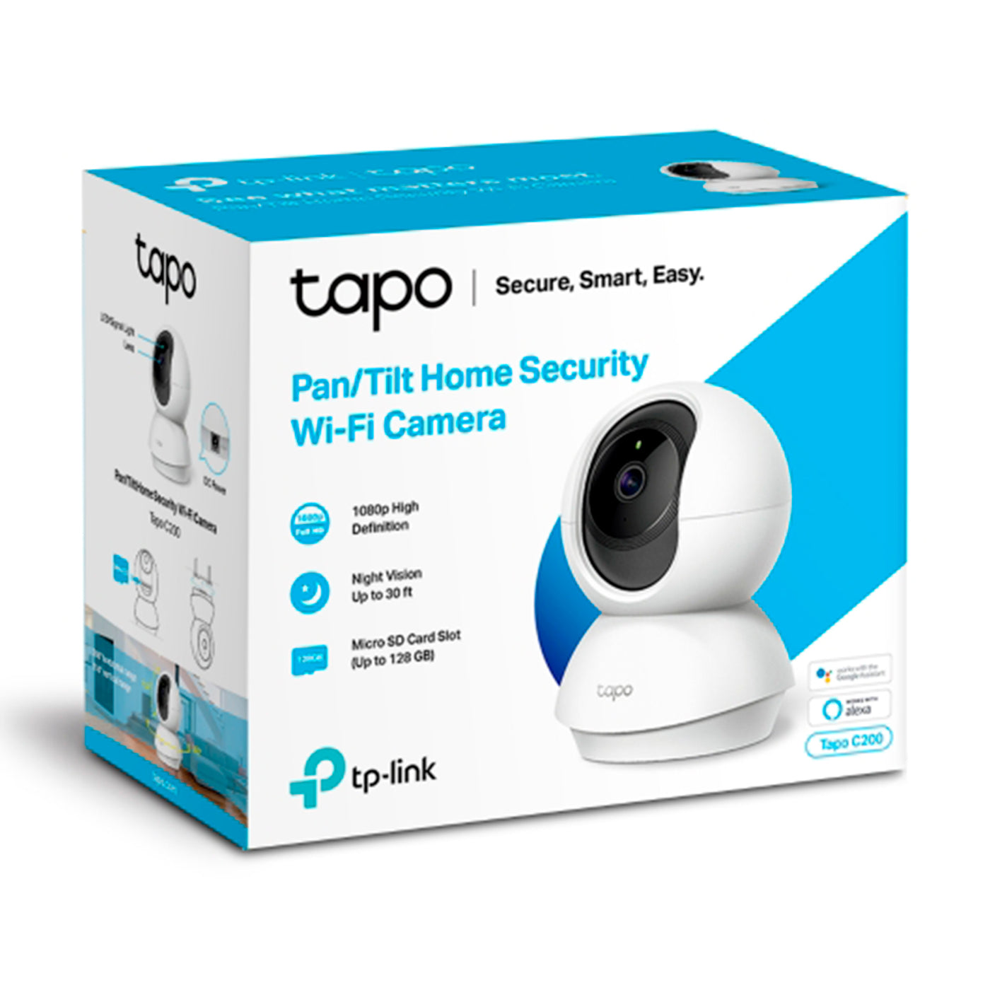 Cámara Tapo C200 Wi-Fi de Seguridad para Casa - Achorao