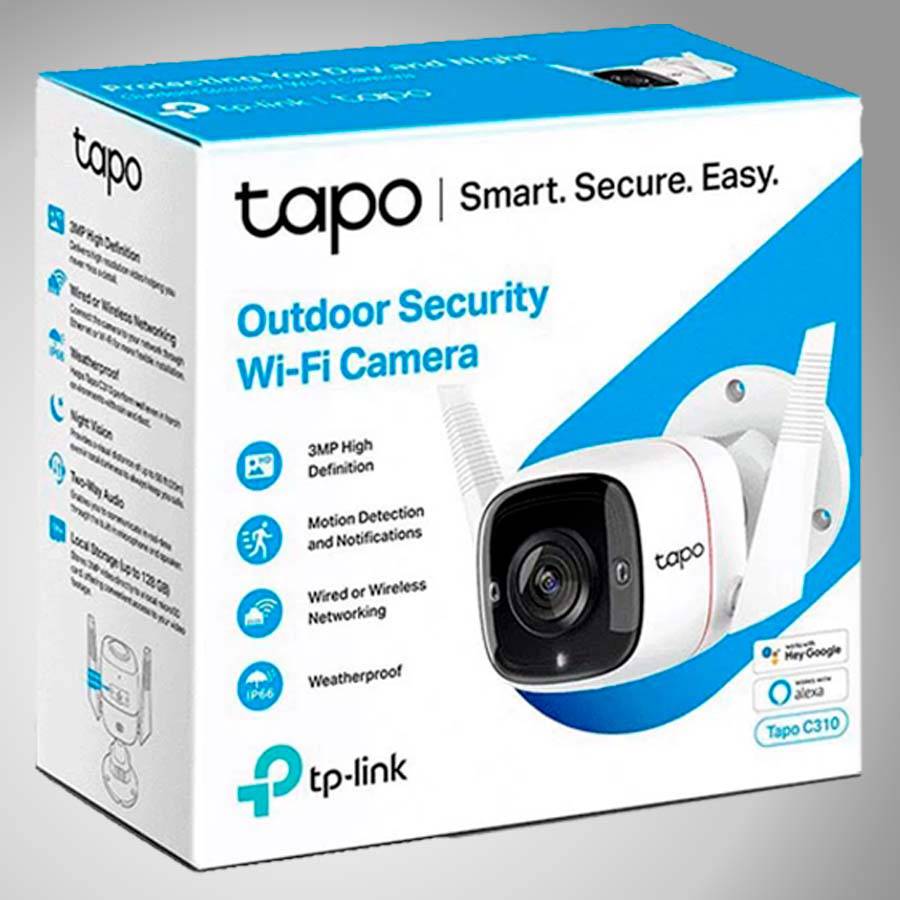 Cámara Tapo C310 Wi-Fi de Seguridad para Casa(P163B) - Achorao