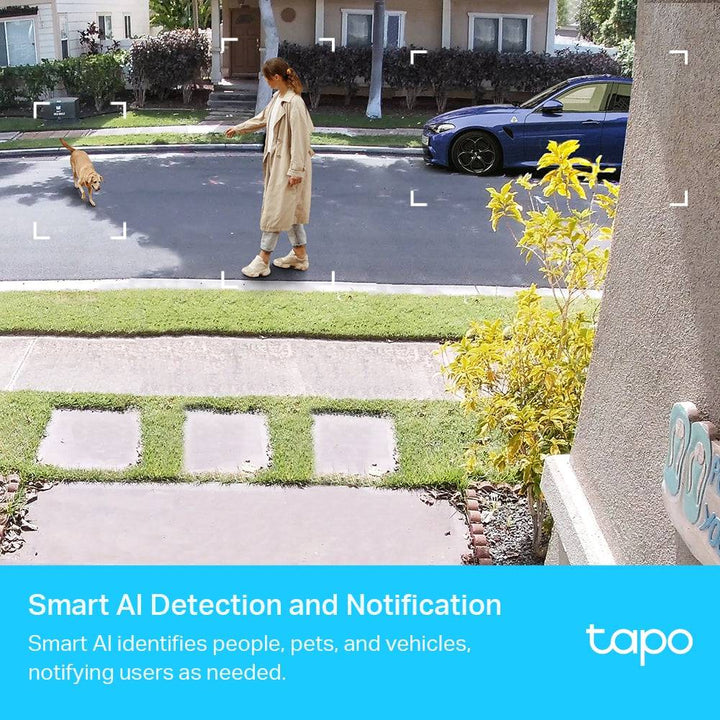 Cámara Tapo C420S2 Sistema de Cámaras Wi-Fi de Vigilancia Inteligente con Batería - Achorao