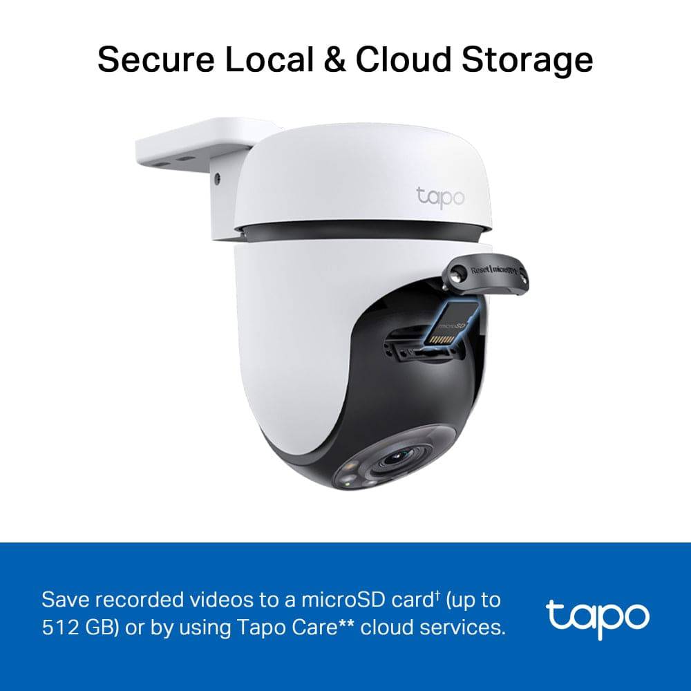 Cámara Tapo C510W WiFi de seguridad con giro/inclinación para exteriores - Achorao