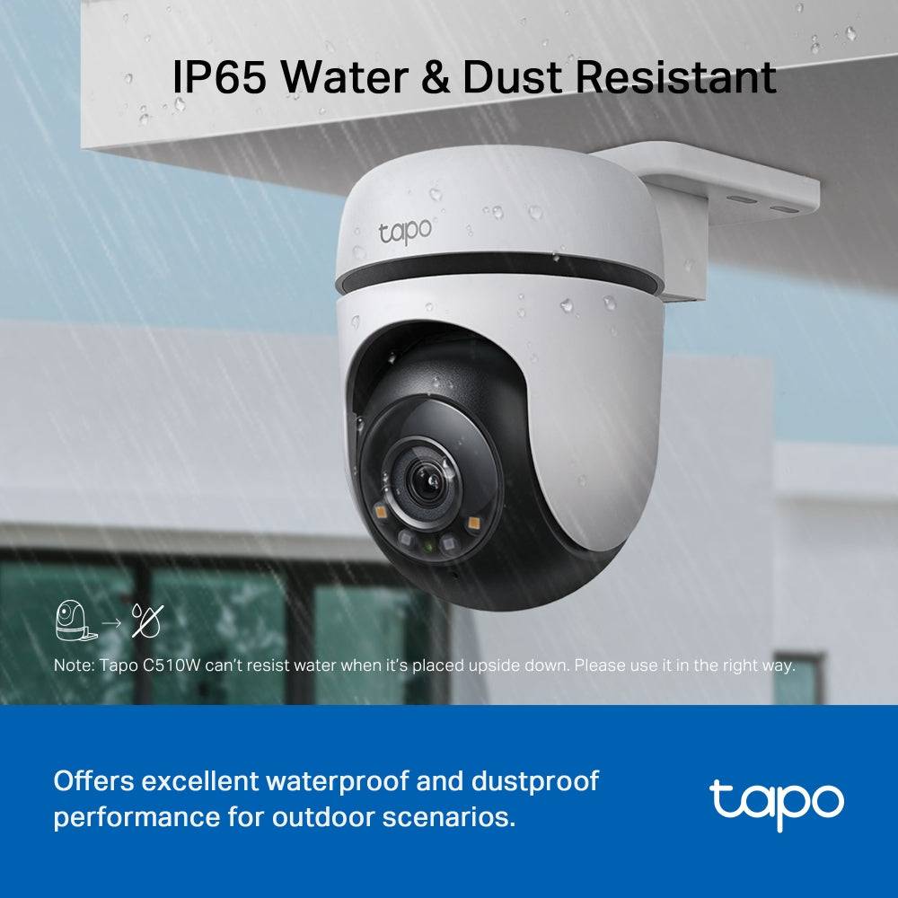 Cámara Tapo C510W WiFi de seguridad con giro/inclinación para exteriores - Achorao
