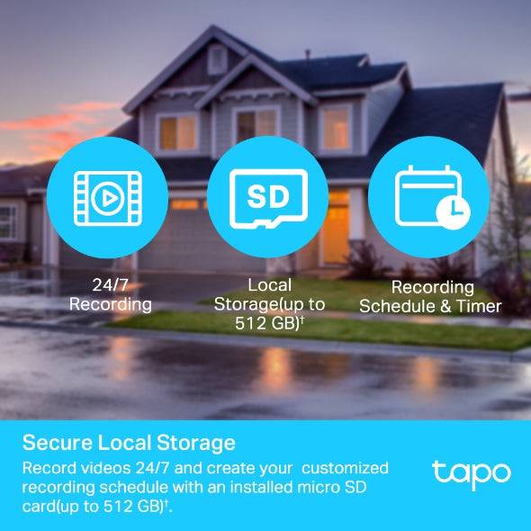 Camara Vigilancia Tp-link Tapo C500 Exterior 360° Resolución 1080p, Detección Movimiento, Compatible Alexa y Google - Achorao