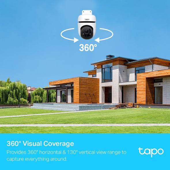 Camara Vigilancia Tp-link Tapo C500 Exterior 360° Resolución 1080p, Detección Movimiento, Compatible Alexa y Google - Achorao