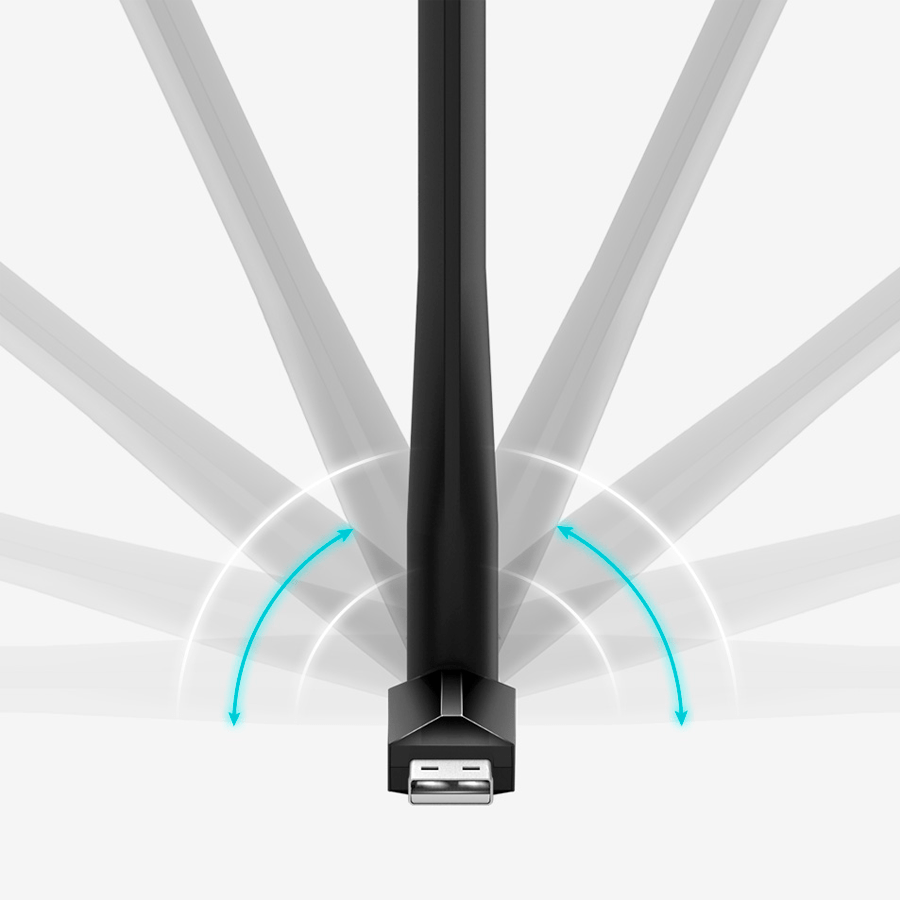 Adaptador Wifi Usb Tp-link Archer T2u Plus Ac600 Dual band - Achorao