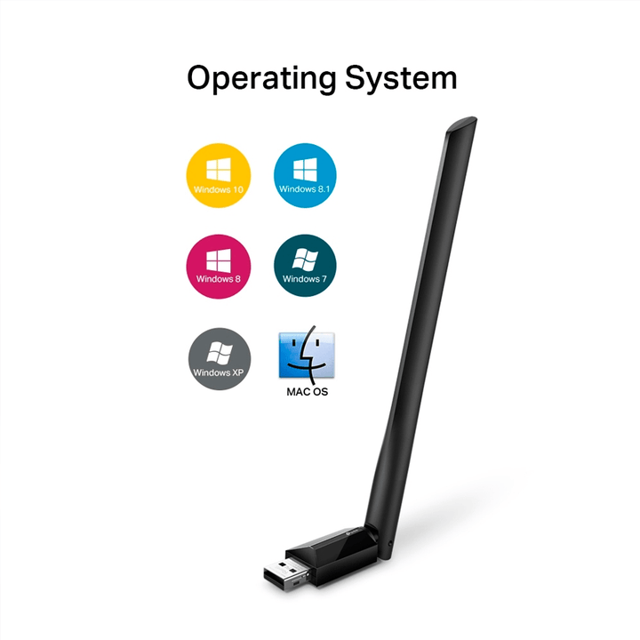 Adaptador Wifi Usb Tp-link Archer T2u Plus Ac600 Dual band - Achorao