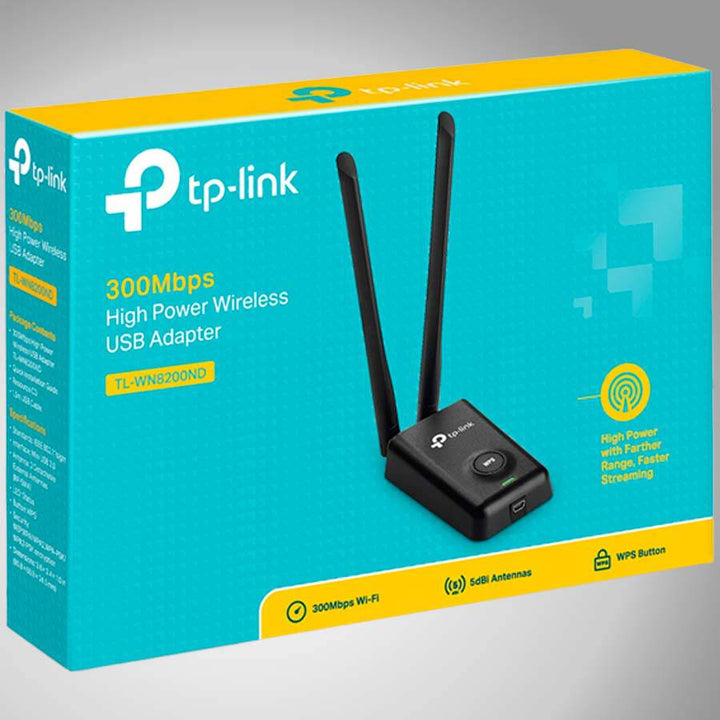 Adaptador Wifi Usb Tp-link Tl-wn8200nd 300mbps - Achorao