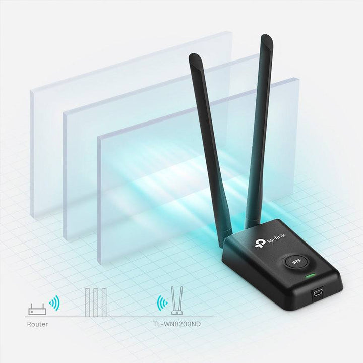 Adaptador Wifi Usb Tp-link Tl-wn8200nd 300mbps - Achorao