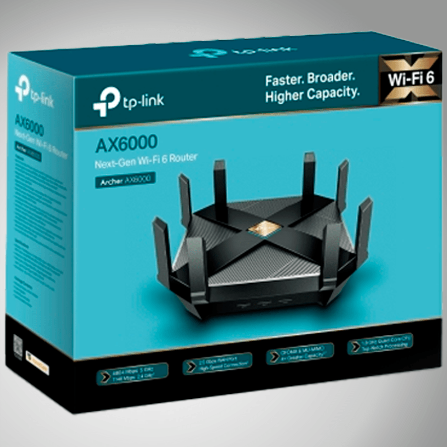 Router Tp-link Archer Ax6000 Dual Band Gigabit Wi-fi 6 - Achorao