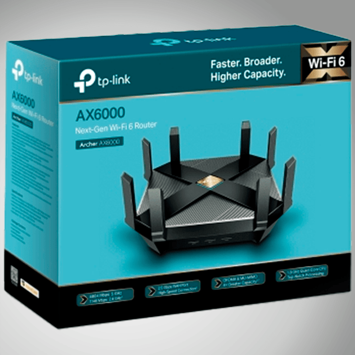 Router Tp-link Archer Ax6000 Dual Band Gigabit Wi-fi 6 - Achorao