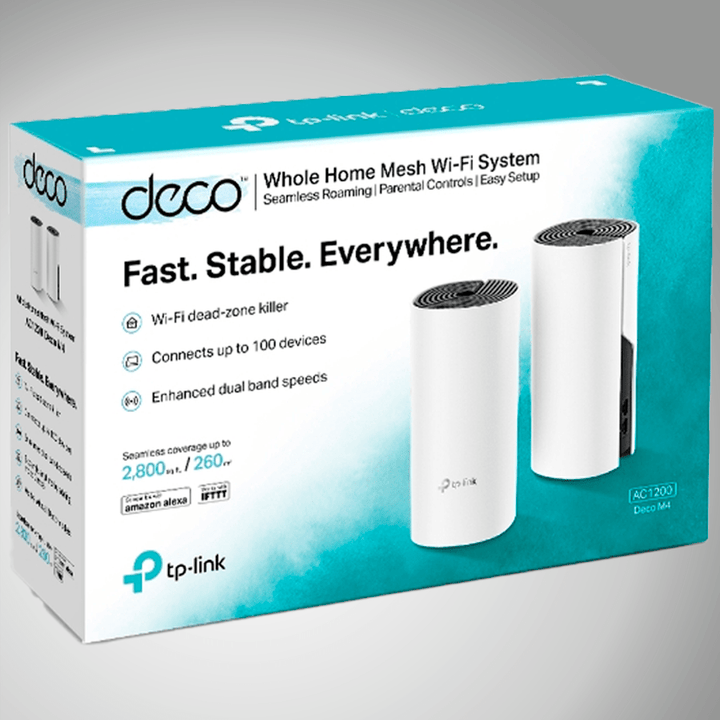 Sistema Wi-fi Mesh Tp-link Deco M4 (2-pack) - Ac1200 - Achorao