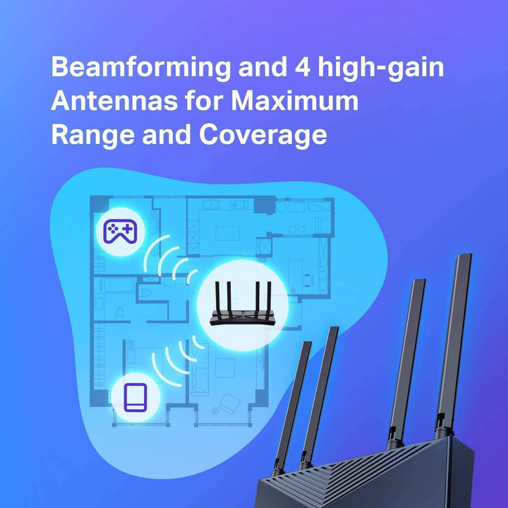 TP Link Archer AX20 AX1800 Doble Banda Wi-Fi 6 Router - Achorao