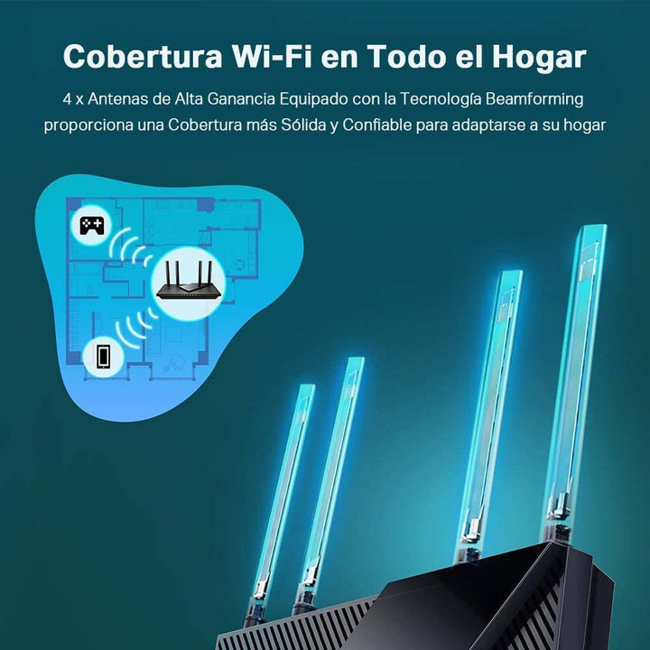 TP Link Archer AX55 Router AX3000 Gigabit Wi-Fi 6 - Achorao
