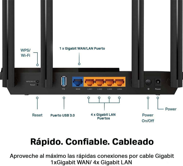 TP Link Archer AX55 Router AX3000 Gigabit Wi-Fi 6 - Achorao