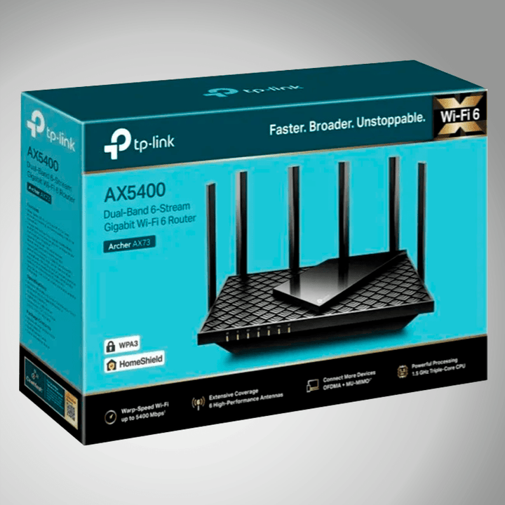 TP Link Archer AX73 Router AX5400 Wi-Fi 6 hasta 5,4Gbps - Achorao