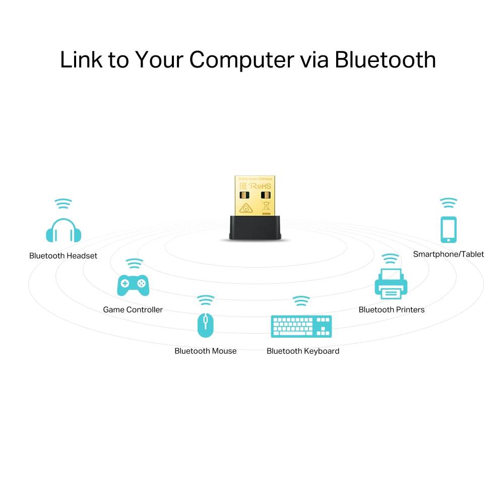 Tp-Link Archer T2UB NANO Adaptador Usb Wifi Bluetooth AC600 2.4-5GHZ - Achorao