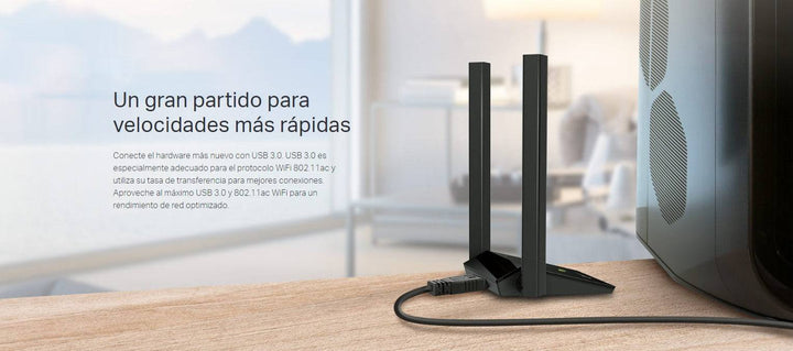 Tp-link Archer T4U Plus AC1300 High Gain Dual Band - Achorao