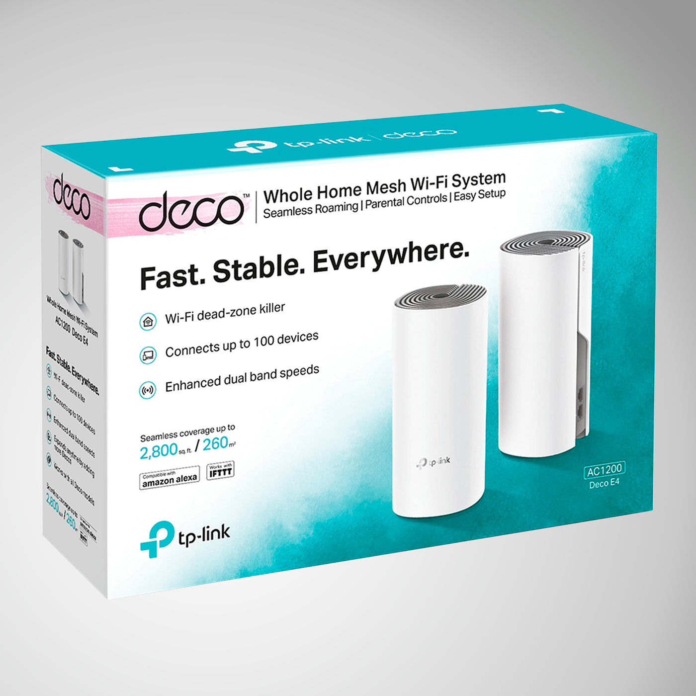 Tp-Link Deco E4 (2pack) SISTEMA WIFI MESH 300MBPS DUAL 2.4-5GHZ - Achorao