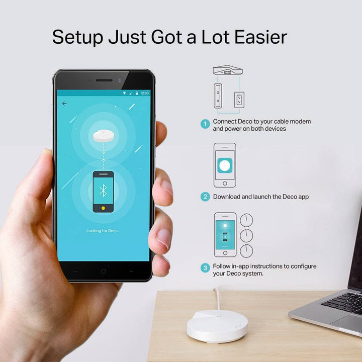 Tp-link Deco M5 3-pack Ac1300 whole Home Mesh Wi-fi - Achorao