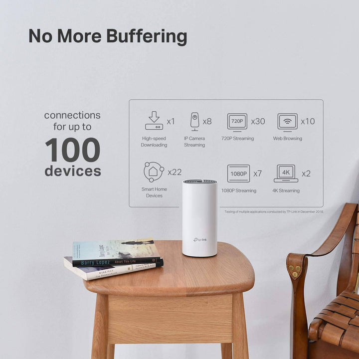 TP-Link Deco Powerline (Deco P9 - 3PACK) Sistema híbrido WiFi en malla, cobertura 6,000 pies cuadrados, router/extensor WiFi - Achorao